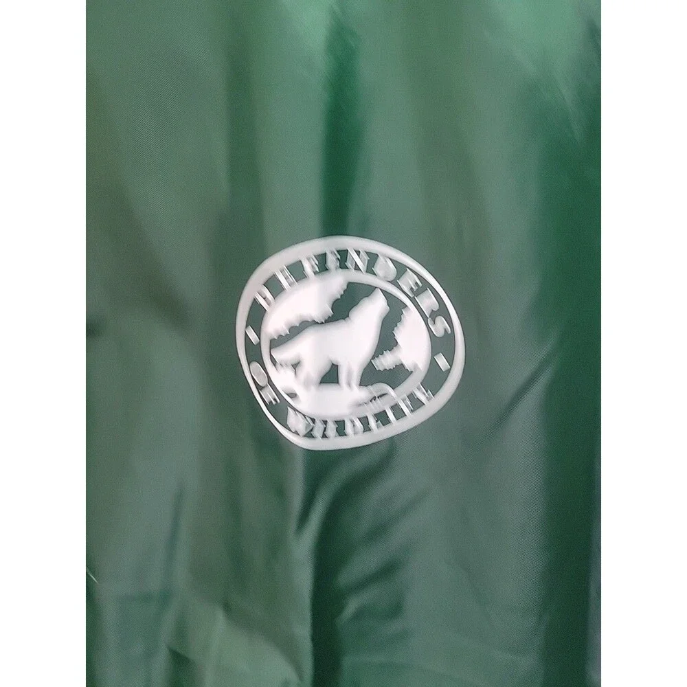 Defenders Of Wildlife Rain Protective Jacket Coat One Size‎ Fits Most